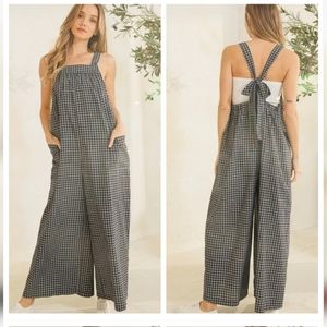 Boho tie back, adjustable jumper.